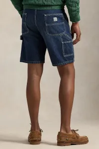 Bavlnené rifľové šortky Polo Ralph Lauren biela farba, 710971777