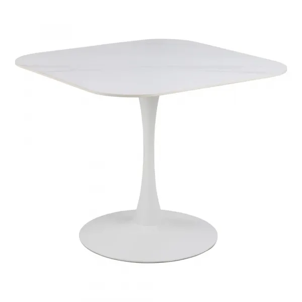 Actona Jídelní stůl MALTA 90 cm bílý mramor