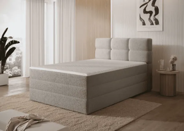 ArtElta Jednolôžková posteľ KASPED Boxspring | 120 x 200 cm Farba: Royal 01