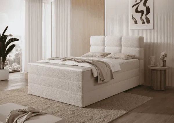 ArtElta Jednolôžková posteľ KASPED Boxspring | 120 x 200 cm Farba: Royal 01