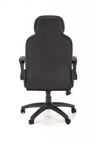 HALMAR Kancelářská židle Valerio eko kůže černá/šedá