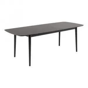 Actona Jídelní rozkládací stůl Montreux 180/219 cm černý