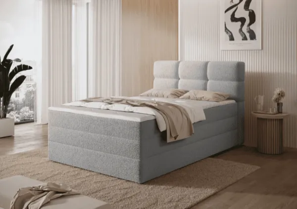 ArtElta Jednolôžková posteľ KASPED Boxspring | 120 x 200 cm Farba: Royal 01
