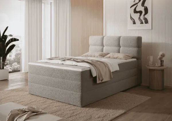 ArtElta Jednolôžková posteľ KASPED Boxspring | 120 x 200 cm Farba: Royal 01