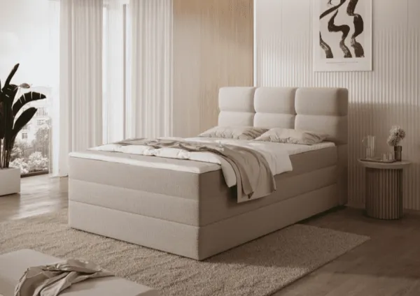 ArtElta Jednolôžková posteľ KASPED Boxspring | 120 x 200 cm Farba: Royal 01