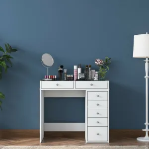 Kalune Design Toaletní stolek Melissa 02 bílý/čirý