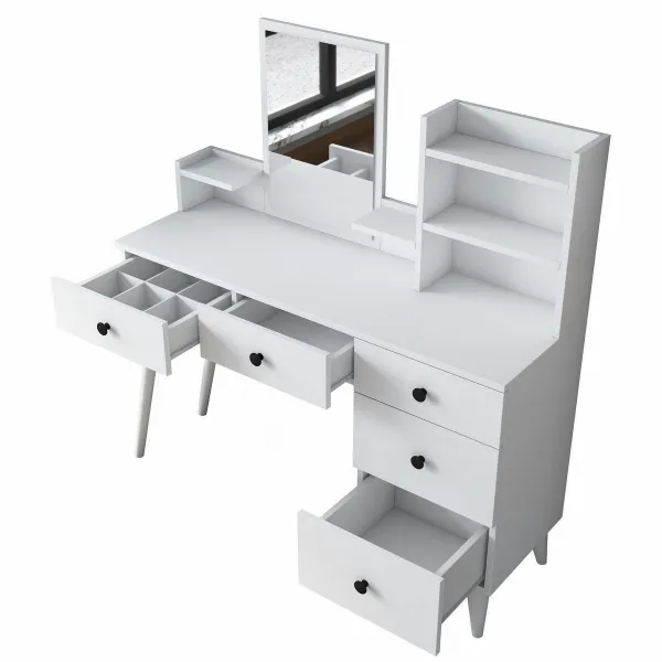 Kalune Design Toaletní stolek Margot 01 bílý