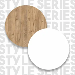 Kalune Design Barový stůl ST1 120 cm borovice Atlantic/bílý