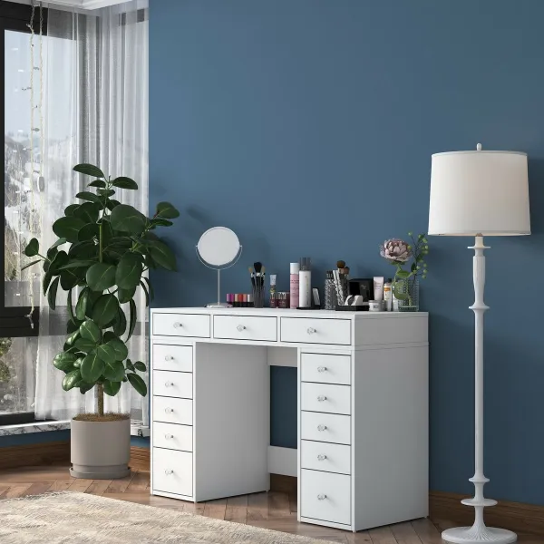 Kalune Design Toaletní stolek Melissa 01 bílý