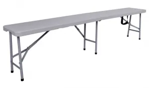 Záhradná lavica RATTAN sivá