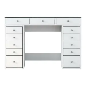 Kalune Design Toaletní stolek Melissa 01 bílý/čirý