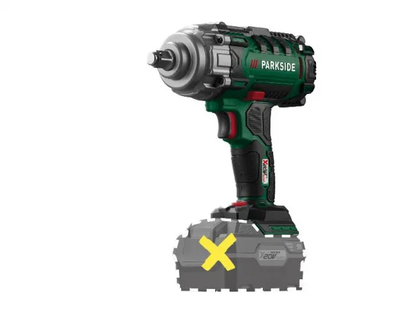 Parkside® Aku rázový uťahovák 20 V Passk 20-Li C4 – bez akumulátora