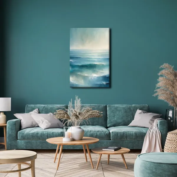 Obraz modré more za úsvitu