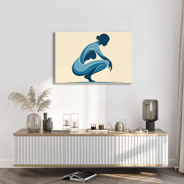 Obraz elegancia v modrom