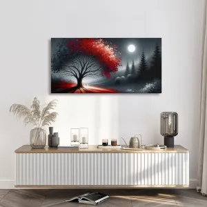 Obraz magická noc a strom života