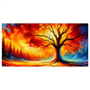 Obraz jesenný strom života