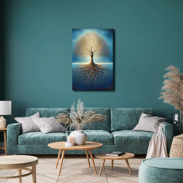 Obraz osamelý strom života
