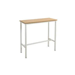 Bar Table & Stool Set (3 Pieces) Mola Set 100 - Karina White