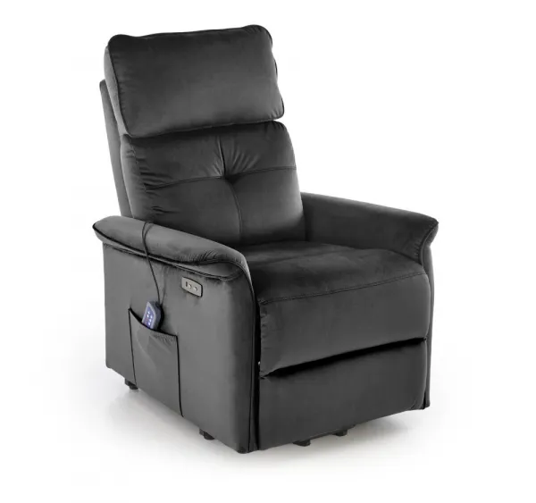 Elektrické polohovacie kreslo s USB SEMIR 2 Halmar