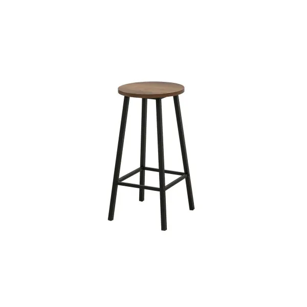 Bar Table & Stool Set (3 Pieces) Mola Set 100 - Barok Black