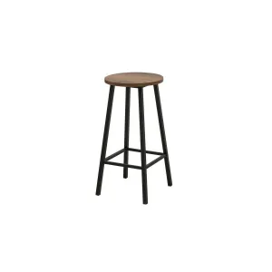 Bar Table & Stool Set (3 Pieces) Mola Set 100 - Barok Black