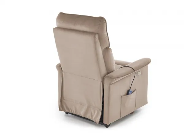 Elektrické polohovacie kreslo s USB SEMIR 2 Halmar