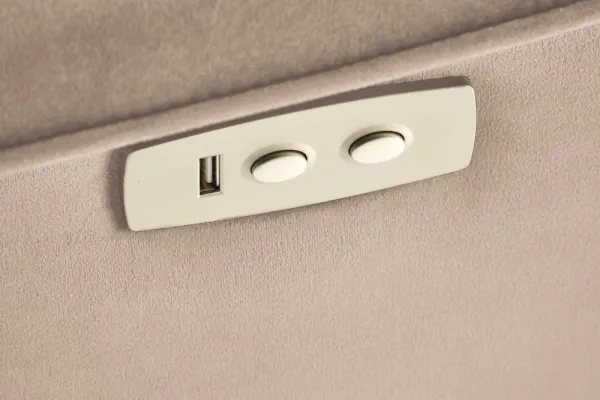Elektrické polohovacie kreslo s USB SEMIR 2 Halmar