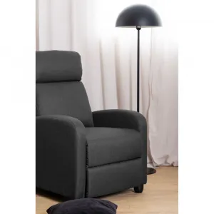 Actona Polohovacie relaxačné kreslo Siom čierne