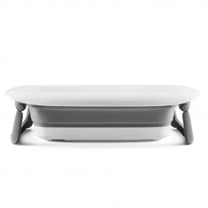 Prebaľovací pultík s vaničkou Kinderkraft Bubbly Grey