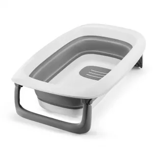 Prebaľovací pultík s vaničkou Kinderkraft Bubbly Grey
