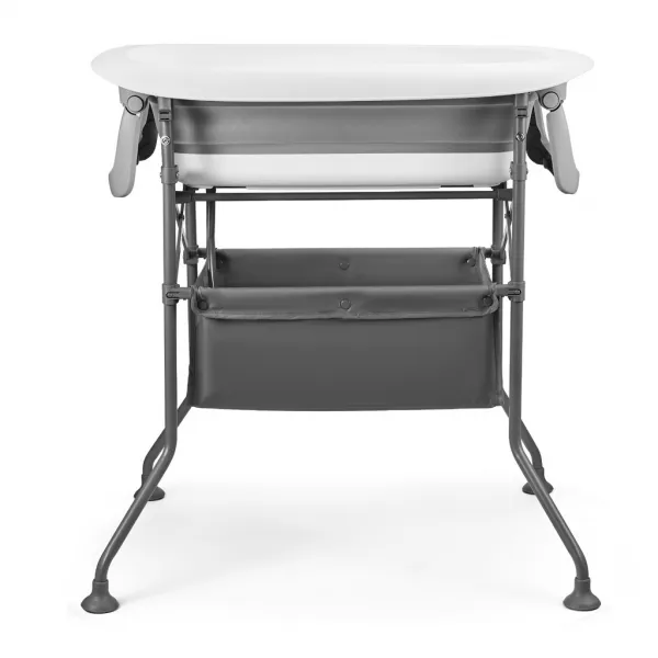Prebaľovací pultík s vaničkou Kinderkraft Bubbly Grey