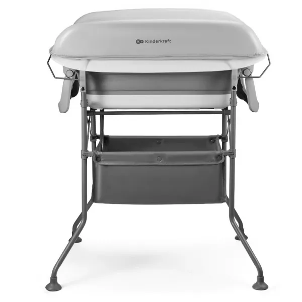 Prebaľovací pultík s vaničkou Kinderkraft Bubbly Grey