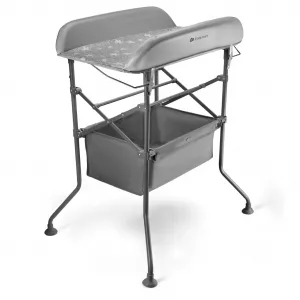 Prebaľovací pultík s vaničkou Kinderkraft Bubbly Grey