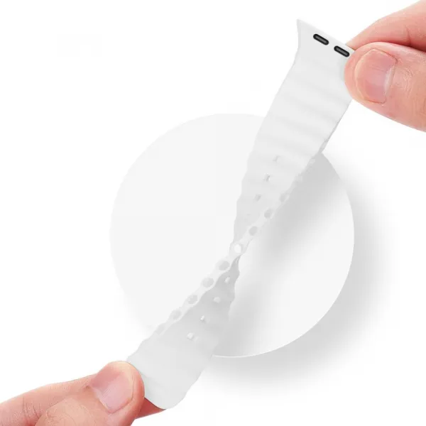 Dux Ducis Strap remienok na Apple Watch 42/44/45mm, white