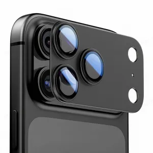 Tech-Protect CamFull Fit+, sklíčko pre objektív fotoaparátu, iPhone 17 Pro Max, čierne