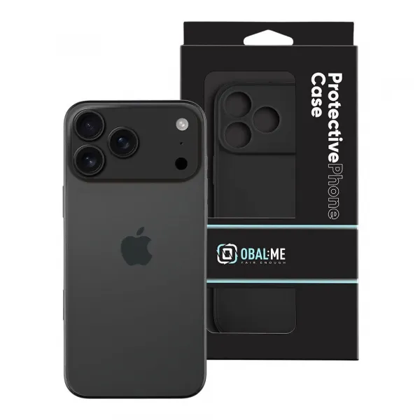 OBAL:ME Matte TPU Kryt pre iPhone 17 Pro Max, čierny
