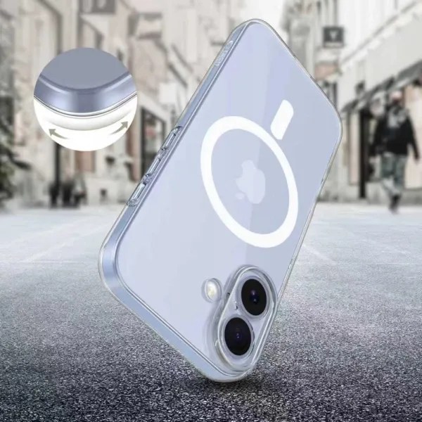 Tech-Protect Flexair MagSafe, iPhone 17, priehľadný