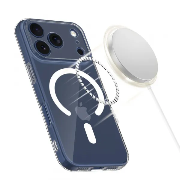 Tech-Protect Flexair MagSafe, iPhone 17 Pro Max, priehľadný
