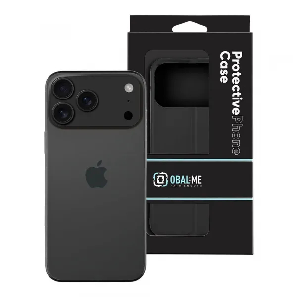 OBAL:ME SmoothTouch Puzdro pre iPhone 17 Pro Max, čierne