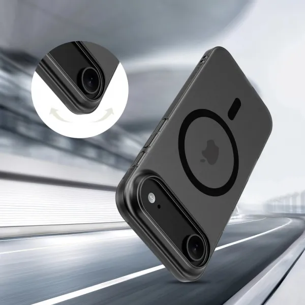 Tech-Protect MagSlim MagSafe kryt na iPhone 17 Air, čierny