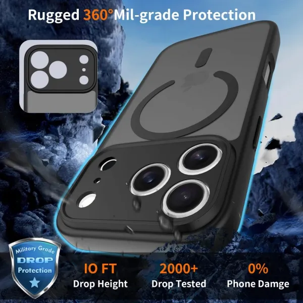 Tech-Protect BasicMag MagSafe, iPhone 17 Pro, matná čierna