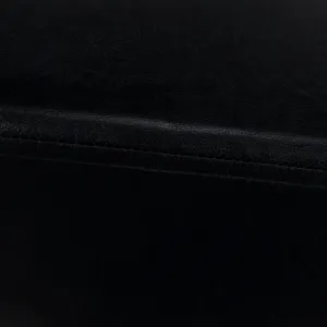 Taburet, čierna textilná koža, NIKI NEW