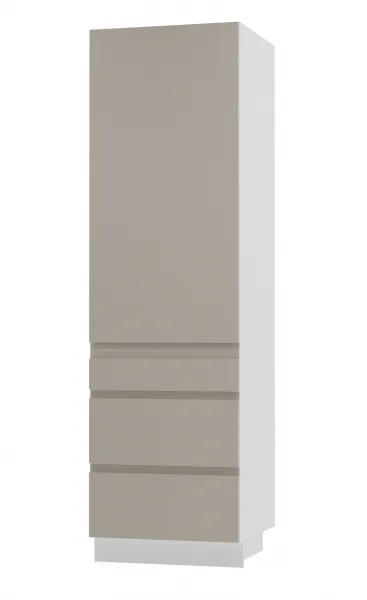 ArtExt Kuchynská skrinka vysoká AVELLINO | D14DP 3A Farba korpusu: Grey