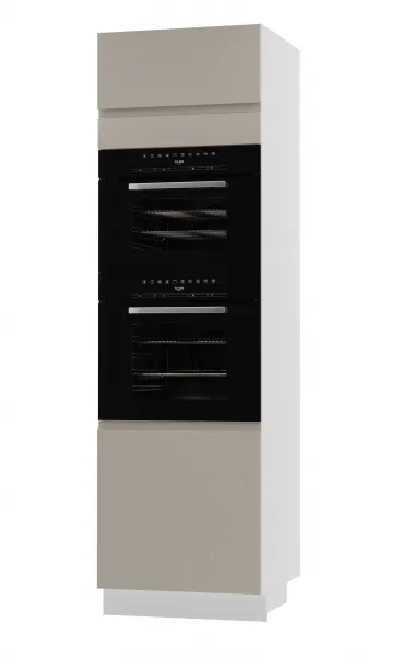 ArtExt Kuchynská skrinka vysoká pre vstavané spotrebiče AVELLINO | D14RU 60 207 Farba korpusu: Grey