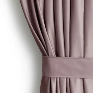 Záves AmeliaHome Velvet s multifunkčnou páskou tmavo béžový, veľkosť 140x270