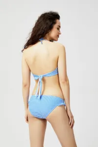 Modré bikiny s volánikmi