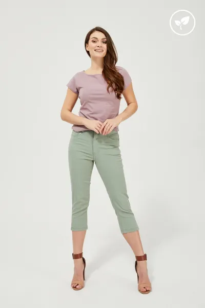 Marisse Lyocell Capri Pants L-Sp-3407 L.Olive