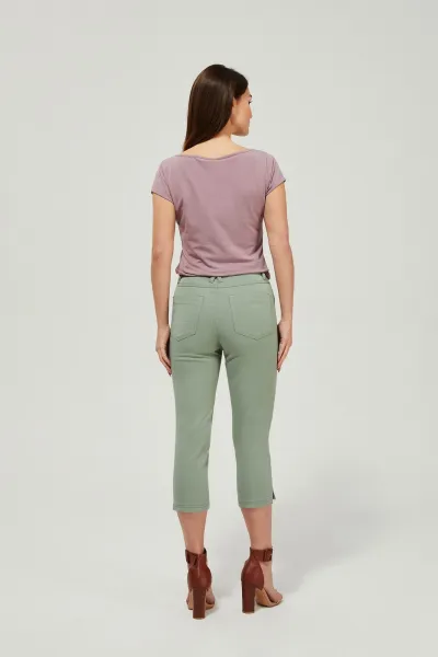Marisse Lyocell Capri Pants L-Sp-3407 L.Olive