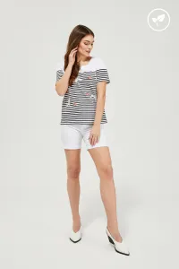 Marisse Lyocell Shorts L-Sh-3406 White