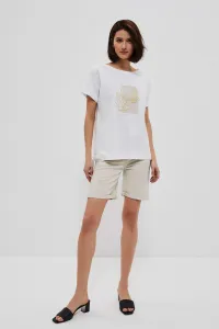 Marisse Ripped Shorts L-Sh-3700 L.Beige
